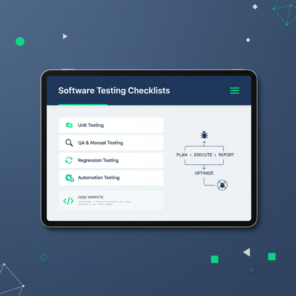Software Testing Checklists